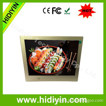 8 inch metal slim design bluetooth digital nude photo frame